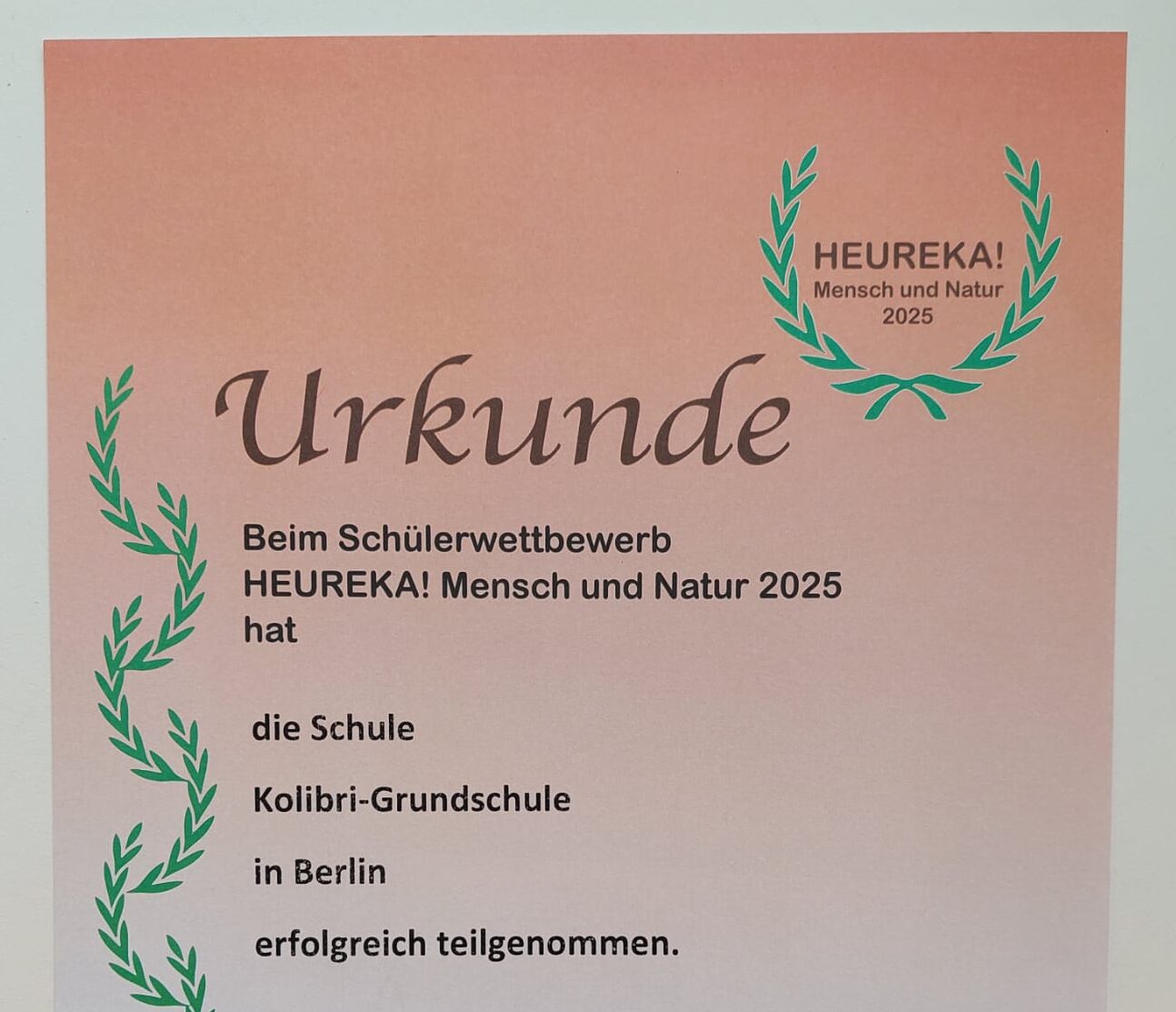 Strahlende Kinder – Heureka! Wettbewerb